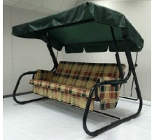 Садовые качели Торнадо +10К зеленые